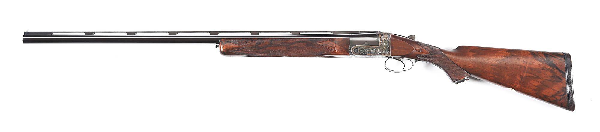 (C) HOLLAND & HOLLAND 12 GAUGE SINGLE BARREL TRAP SHOTGUN.