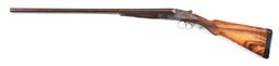 (A) W. C. SCOTT HAMMERLESS 12 GAUGE SIDE BY SIDE SHOTGUN.