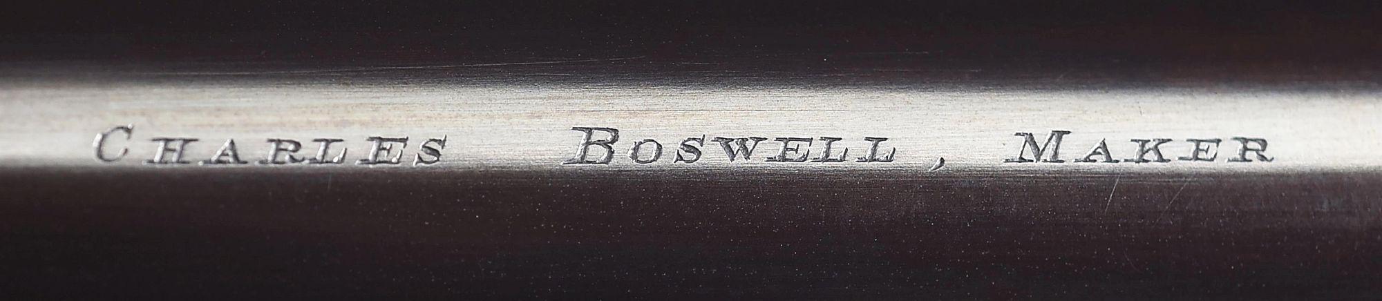 (C) CHARLES BOSWELL SIDE BY SIDE 12 GAUGE SHOTGUN