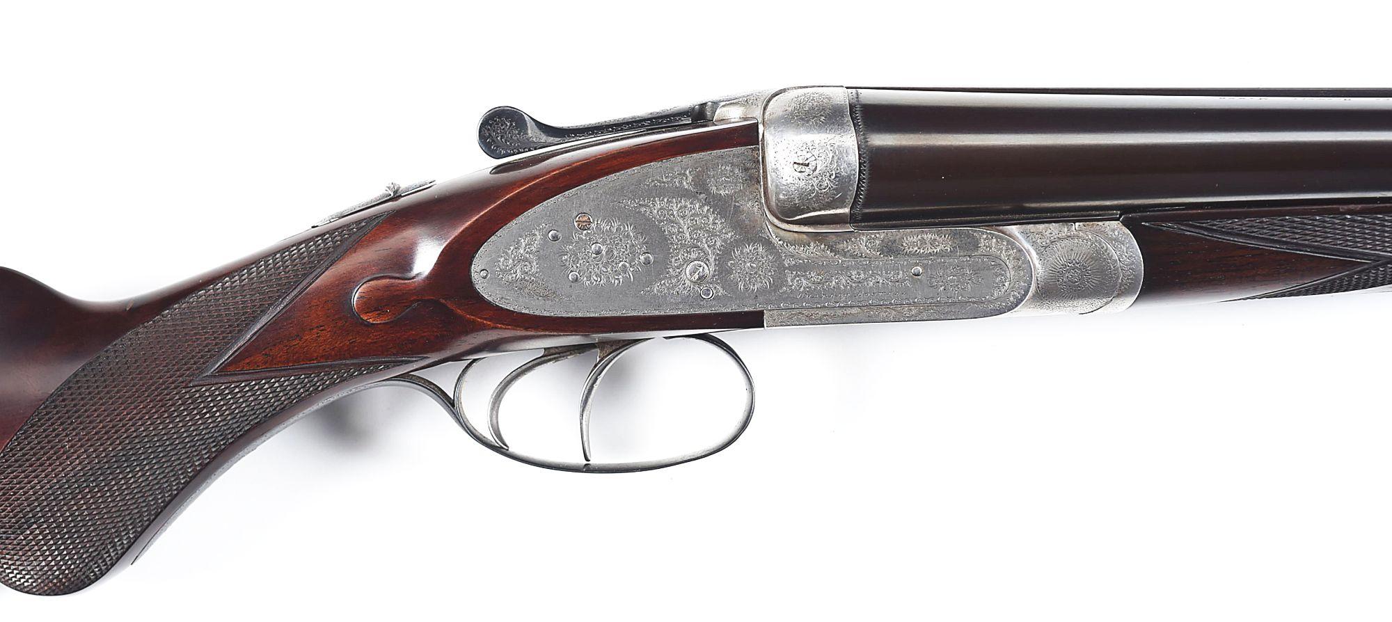 (C) CHARLES BOSWELL SIDE BY SIDE 12 GAUGE SHOTGUN