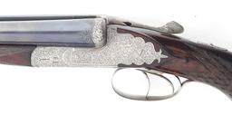 (C) ATTRACTIVE JOSEF MISCHITZ SIDEPLATED BOXLOCK SIDE BY SIDE SHOTGUN.