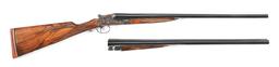 (C) ARRIETA 803 SIDE BY SIDE SHOTGUN WITH MATCHED 12 AND 20 GAUGE BARREL SETS