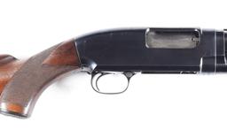 (C) RARE 28 BORE SKEET GRADE WINCHESTER MODEL 12 SLIDE ACTION SHOTGUN WITH SOLID RIB.