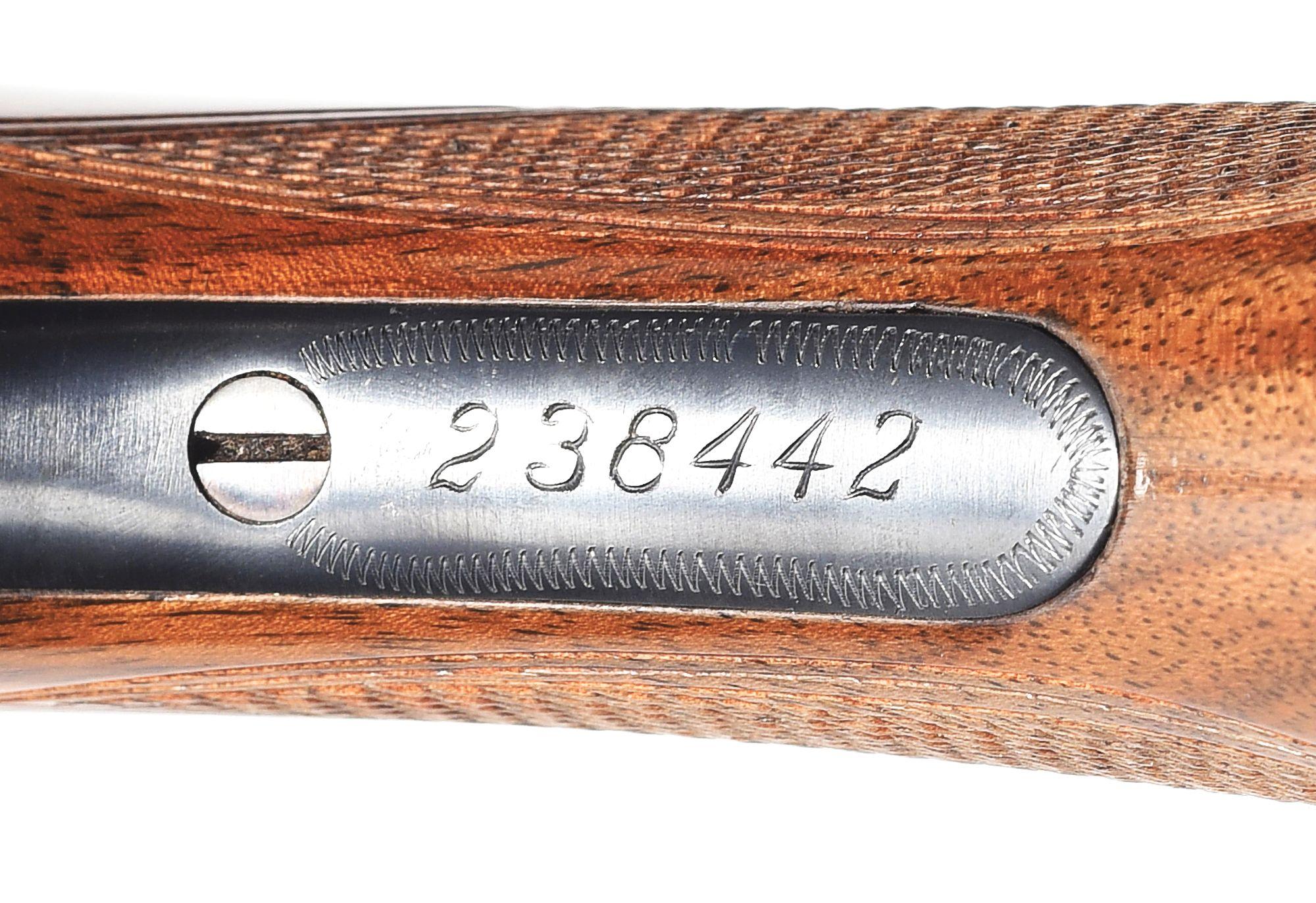 (C) REMINGTON PARKER VHE 20 BORE SIDE BY SIDE SHOTGUN.