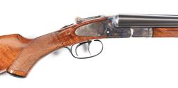 (C) L.C. SMITH 00 GRADE 12 GAUGE SIDE BY SIDE SHOTGUN IN LEG O' MUTTON CASE.