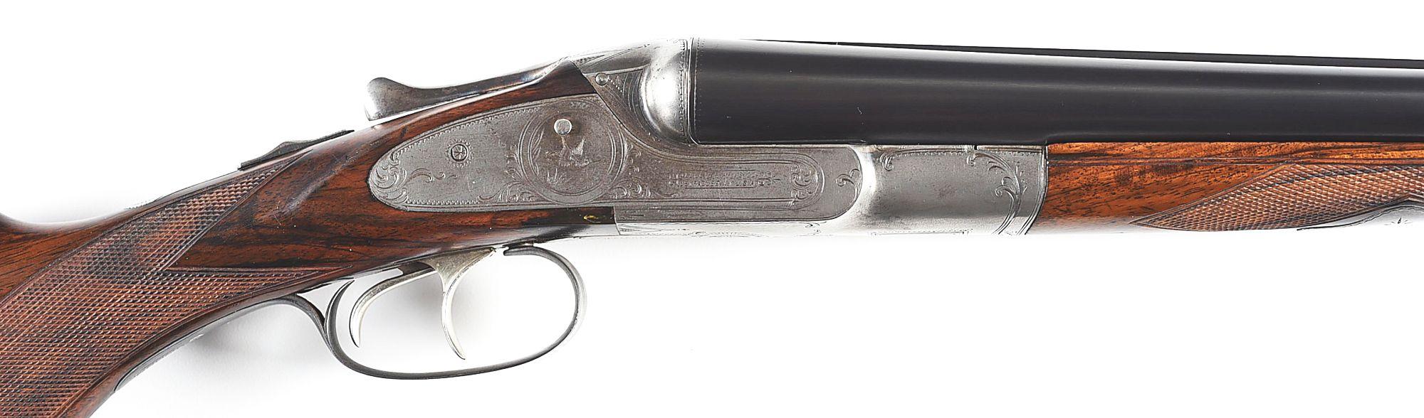 (C) LEFEVER E GRADE 16 BORE SIDE BY SIDE SHOTGUN.