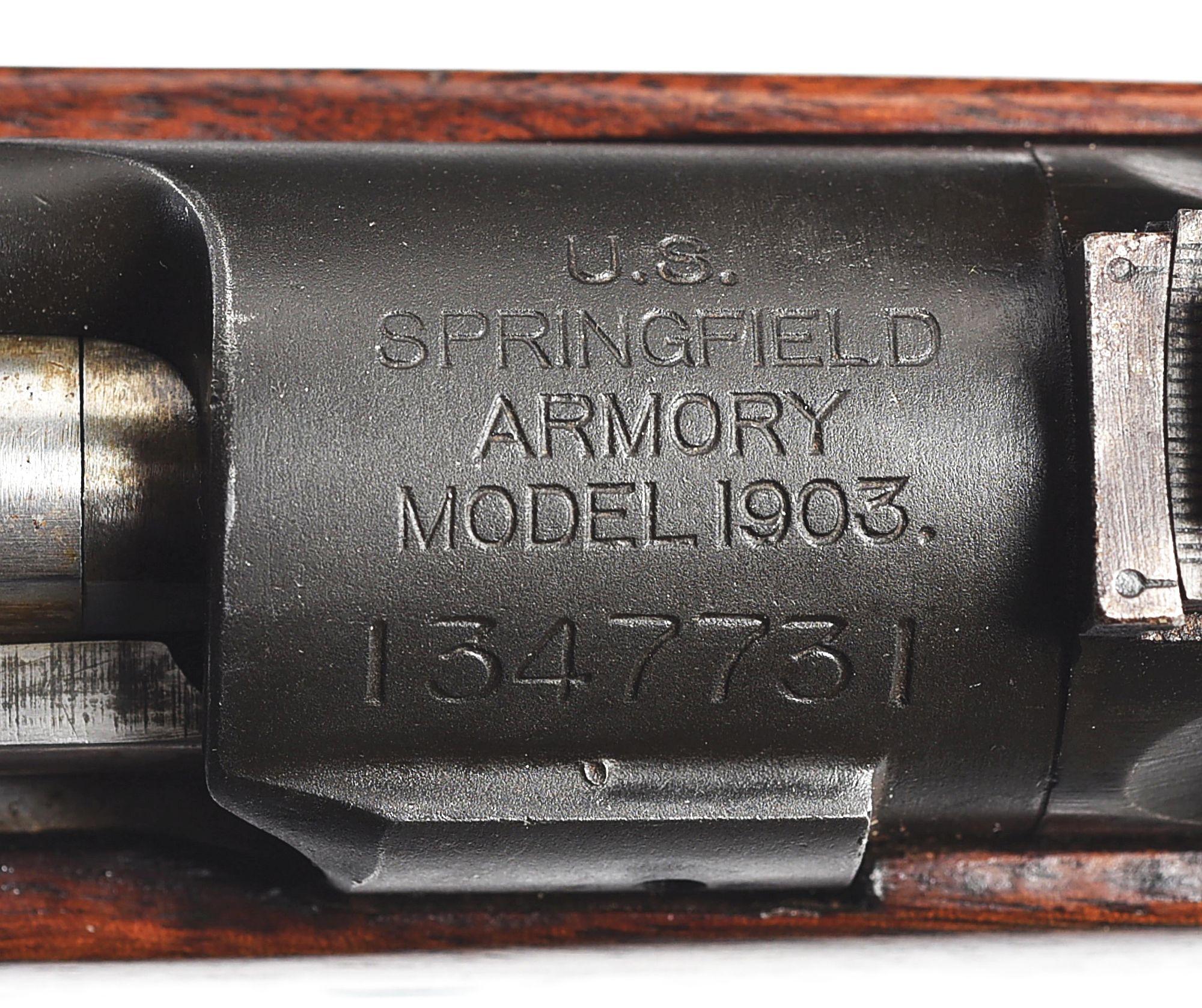 (C) U.S. SPRINGFIELD NATIONAL MATCH MODEL 1903A1 BOLT ACTION RIFLE.