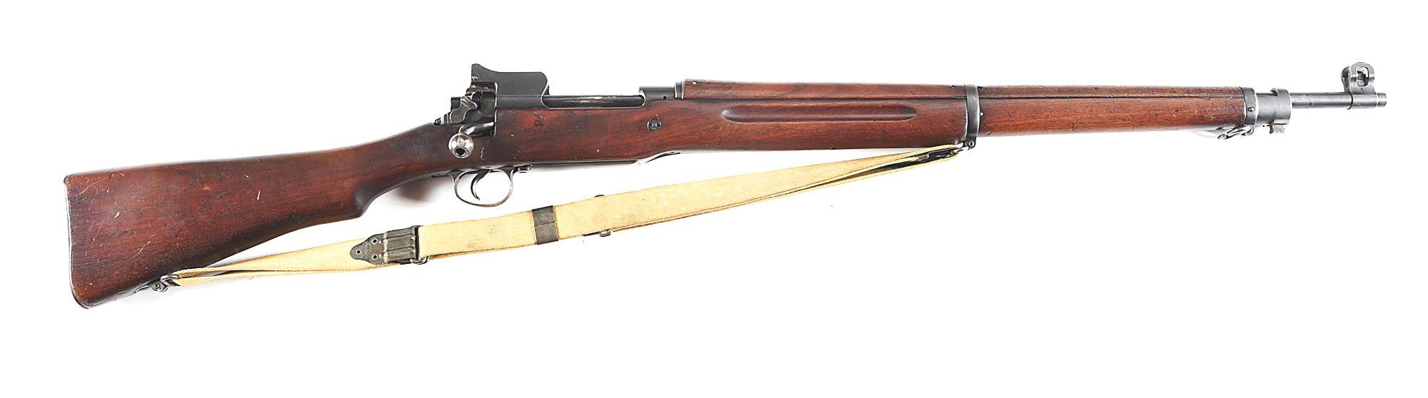 (C) REMINGTON MODEL 1917 BOLT ACTION RIFLE.