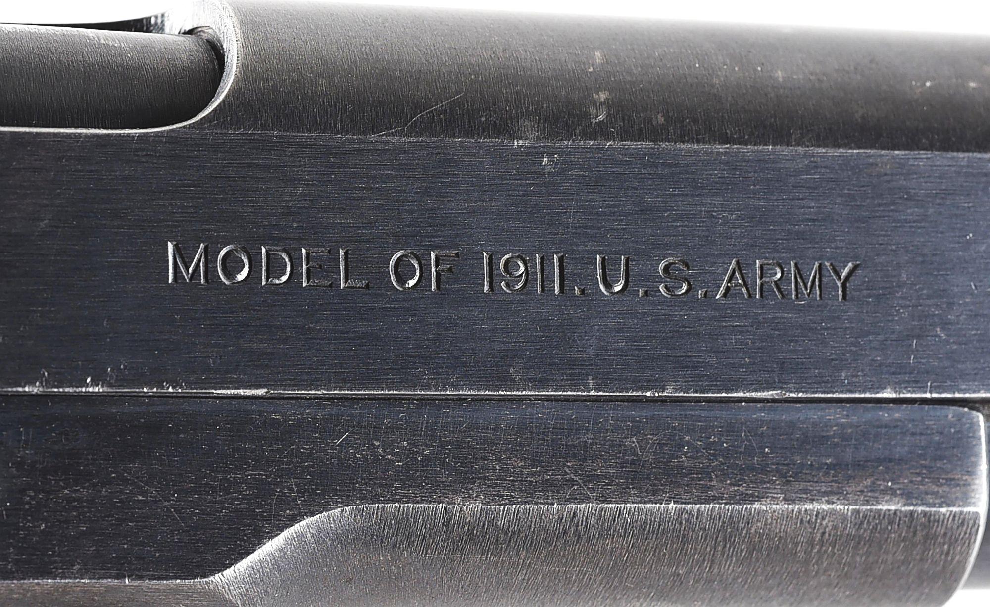 (C) COLT MODEL 1911 SEMI AUTOMATIC PISTOL (1918).