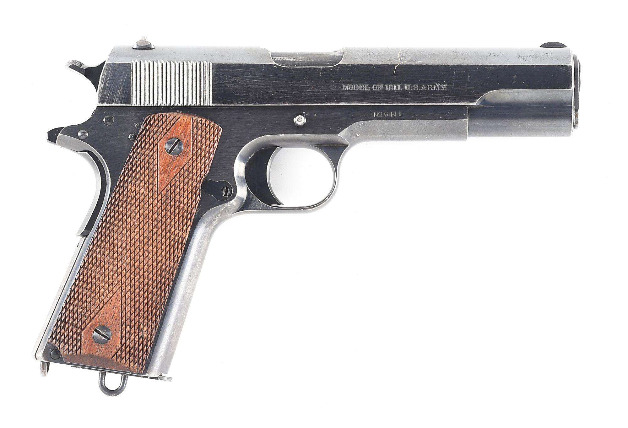 (C) COLT M1911 .45 ACP SEMI-AUTOMATIC PISTOL (1912).