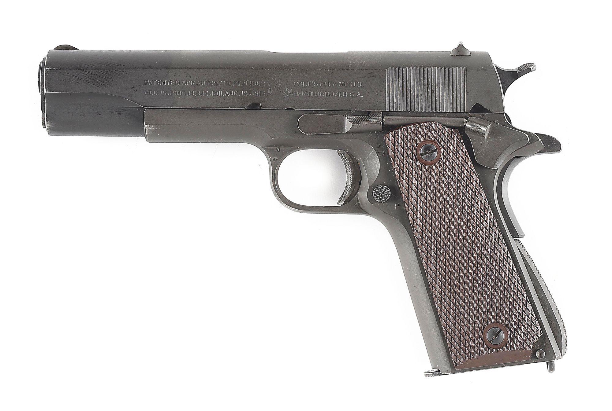 (C) COLT M1911A1 .45 ACP SEMI-AUTOMATIC PISTOL (1943/1944).