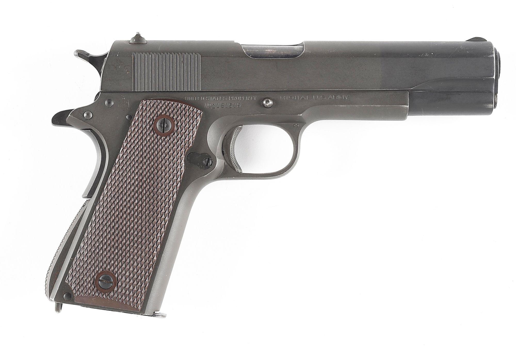 (C) COLT M1911A1 .45 ACP SEMI-AUTOMATIC PISTOL (1943/1944).