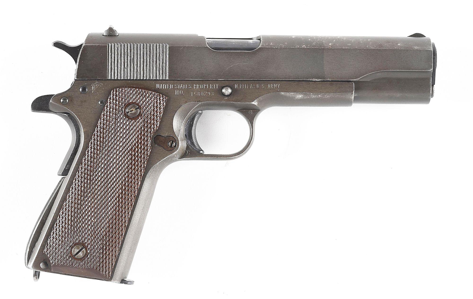 (C) REMINGTON RAND M1911A1 .45 ACP SEMI-AUTOMATIC PISTOL.