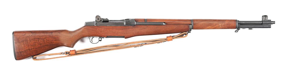 (C) FINE DOCUMENTED TYPE 1 NATIONAL MATCH SPRINGFIELD ARMORY M1 GARAND SEMI AUTOMATIC RIFLE.