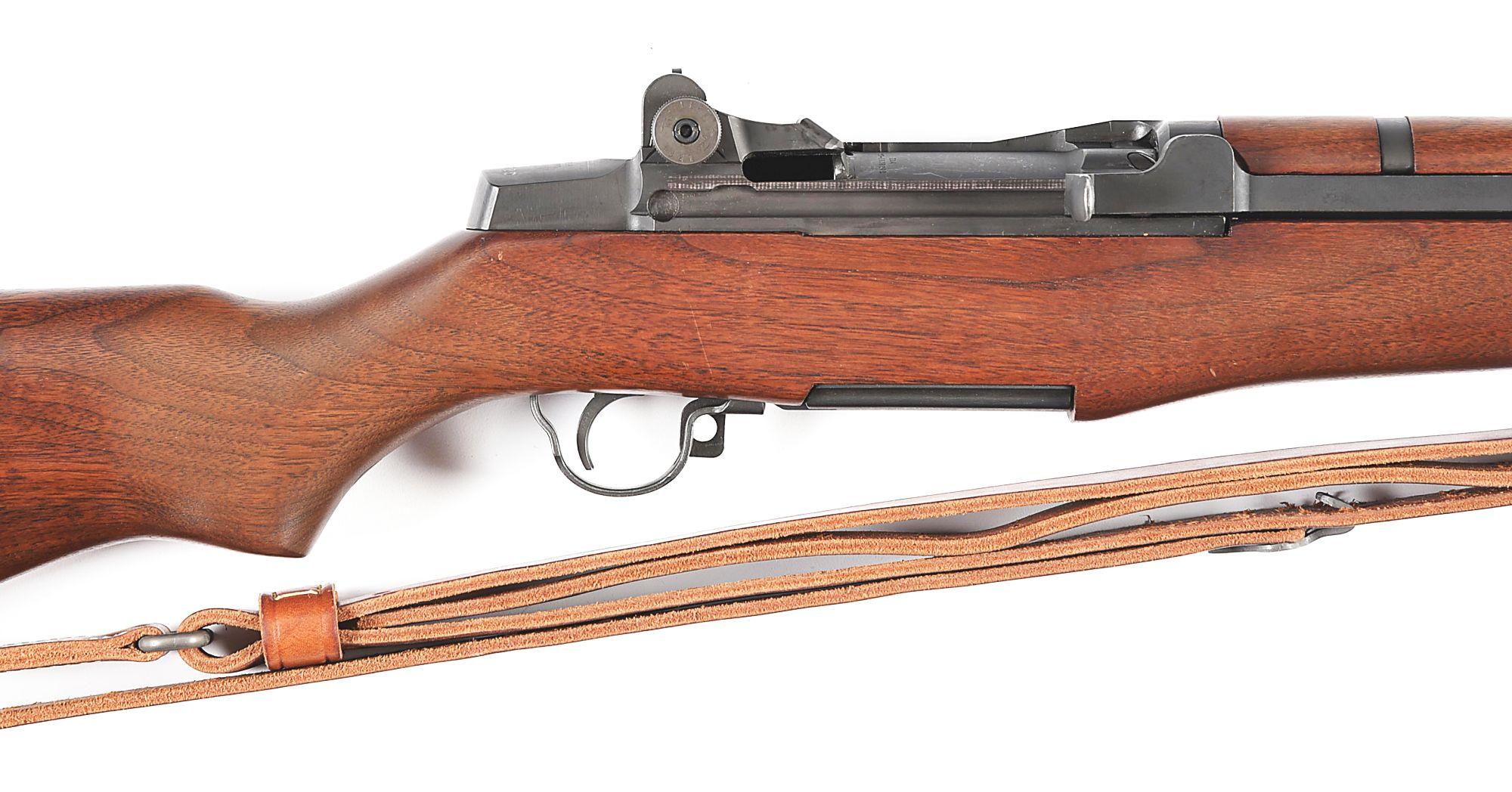 (C) FINE DOCUMENTED TYPE 1 NATIONAL MATCH SPRINGFIELD ARMORY M1 GARAND SEMI AUTOMATIC RIFLE.