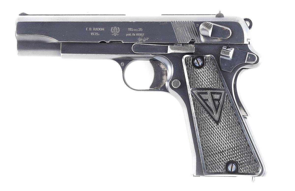 (C) FINE 1939 POLISH EAGLE RADOM VIS-35 SEMI AUTOMATIC PISTOL.