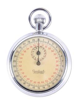 GERMAN WWII KRIEGSMARINE HANHART STOPWATCH WITH BOX.