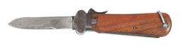 GERMAN WWII LUFTWAFFE TAKE DOWN GRAVITY KNIFE BY WEYERSBERG.