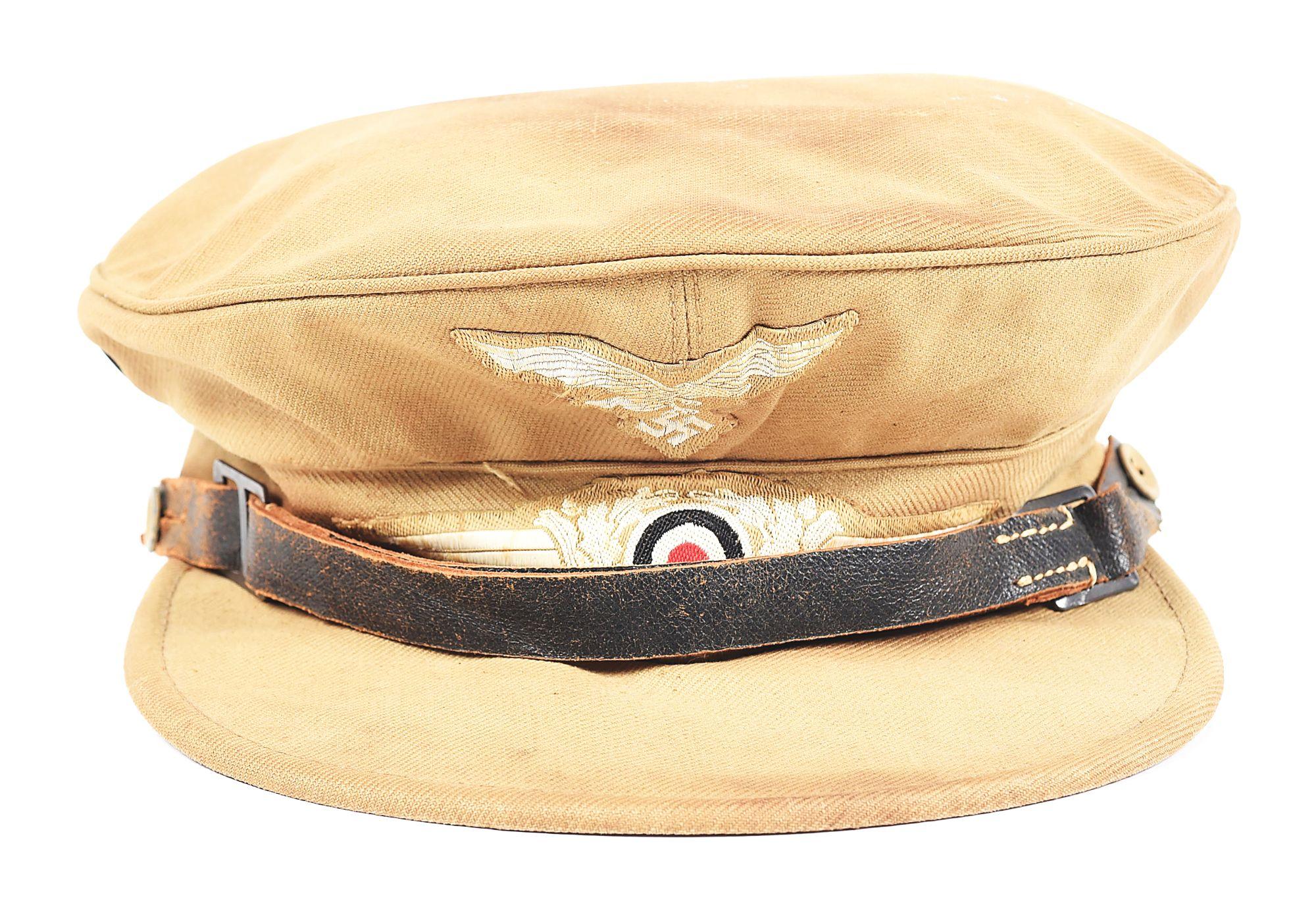 GERMAN WWII LUFTWAFFE HERMANN MEYER TROPICAL HAT.