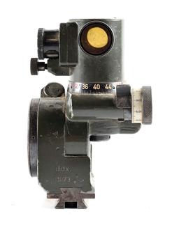 FINE ORIGINAL GERMAN WWII MG-34 (MGZ) MACHINE GUN LAFETTE TRIPOD OPTIC SCOPE.