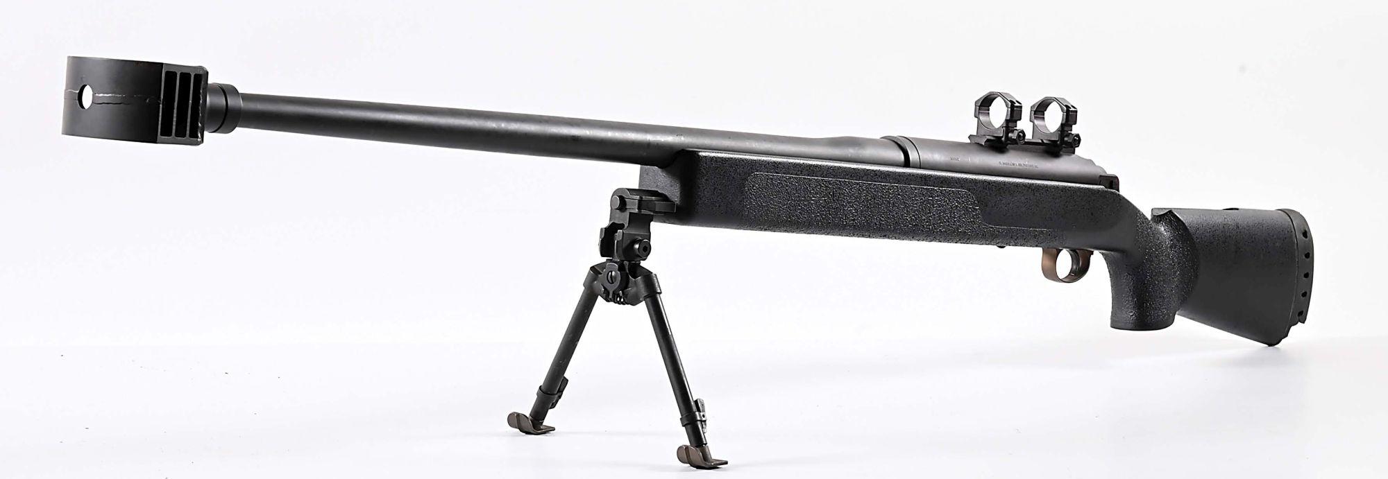 (M) G. MCMILLAN & CO. M87 LONG RANGE BOLT ACTION SINGLE SHOT .50 BMG RIFLE.