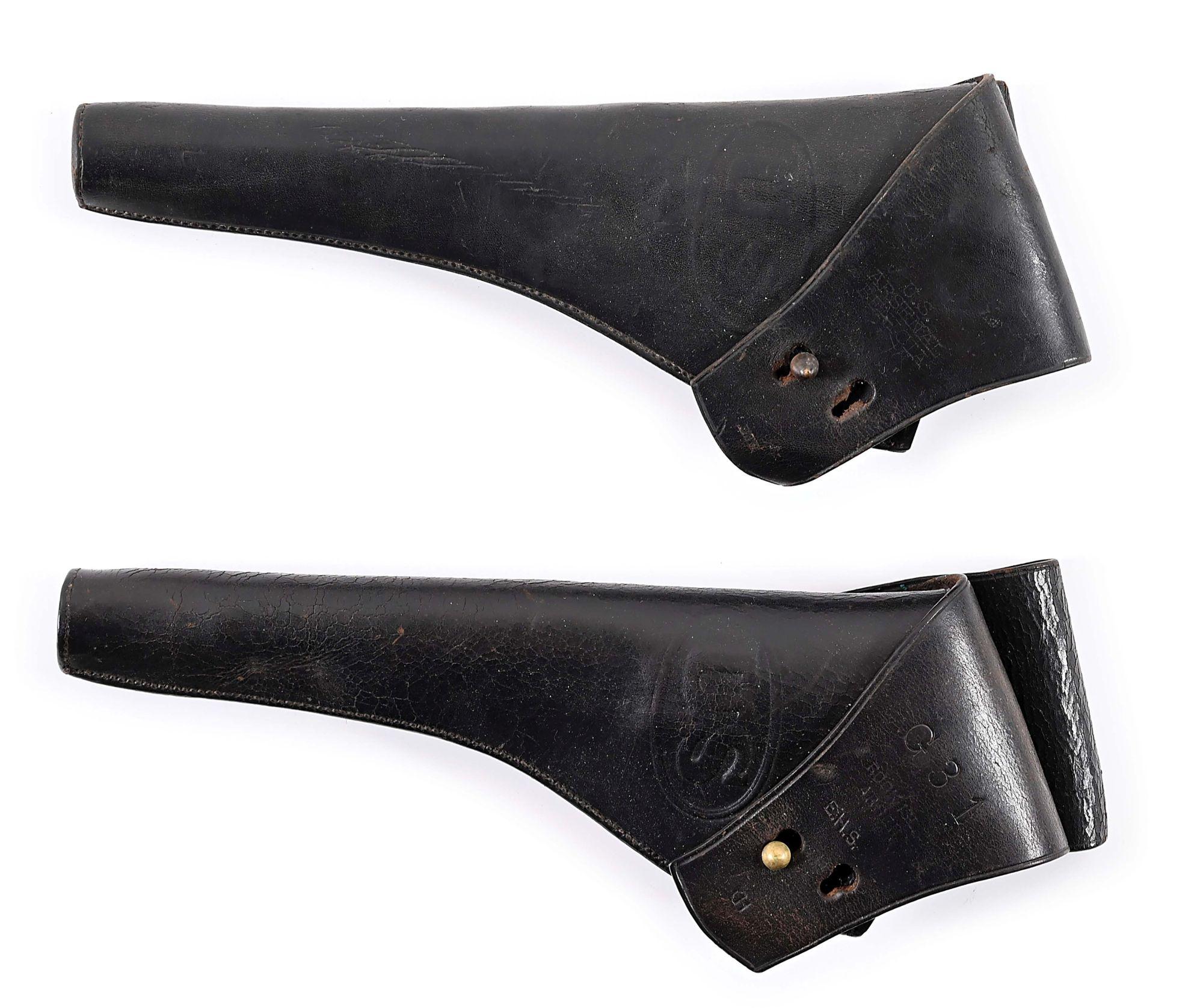 LOT OF 2: M1881 HOLSTERS.