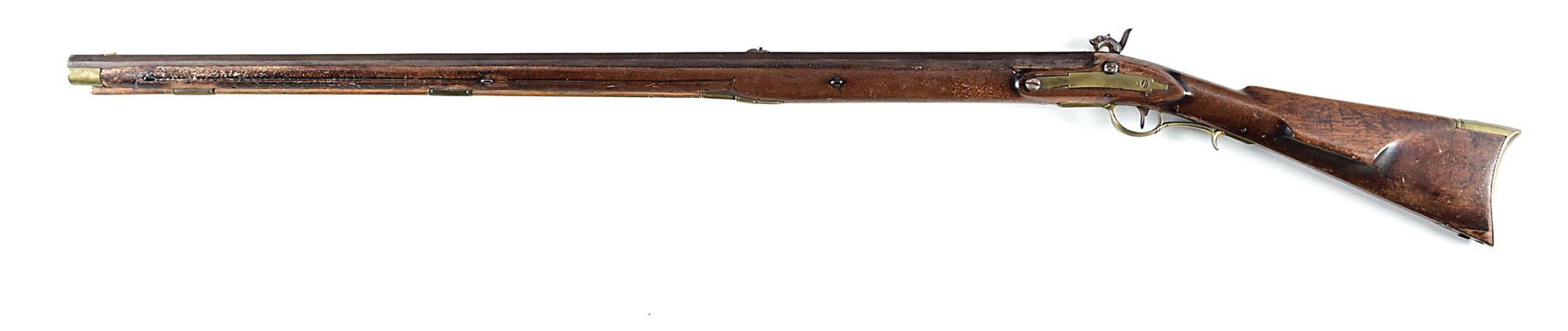 (A) RARE TYPE II VIRGINIA MANUFACTORY PERCUSSION CONVERTED RIFLE DATED 1817.