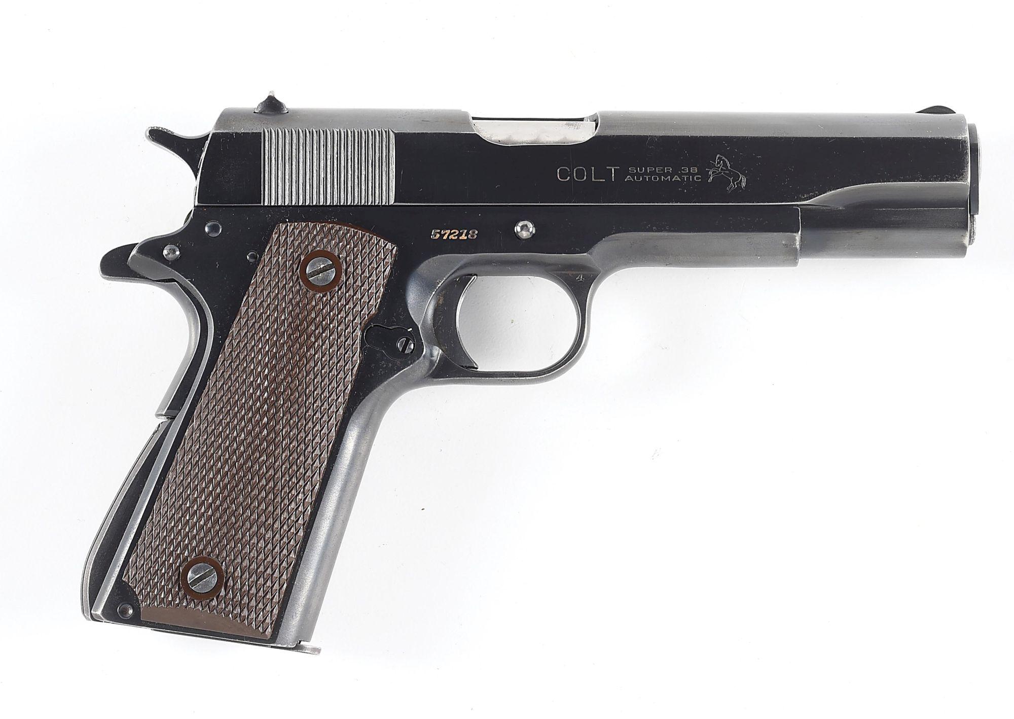 (C) COLT SUPER .38 SEMI-AUTOMATIC .38 SUPER PISTOL.
