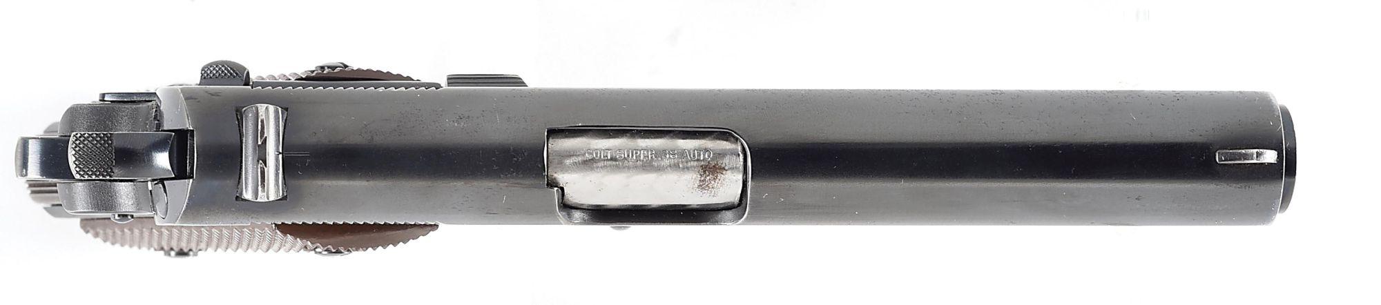 (C) COLT SUPER .38 SEMI-AUTOMATIC .38 SUPER PISTOL.