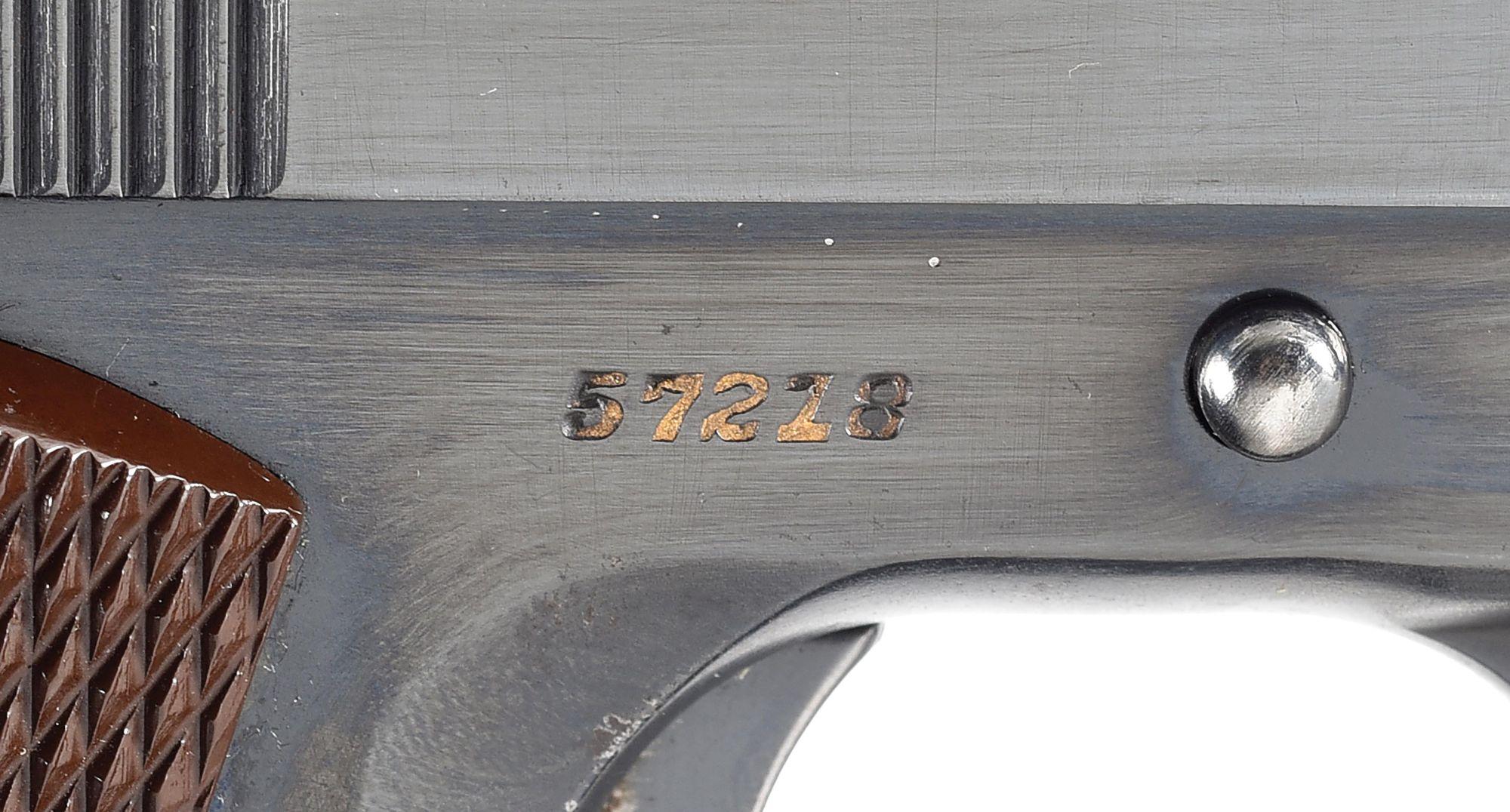 (C) COLT SUPER .38 SEMI-AUTOMATIC .38 SUPER PISTOL.