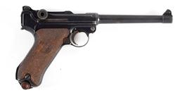 (C) 1917 DATED DWM MODEL 1914 NAVY LUGER SEMI AUTOMATIC PISTOL.