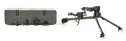 OUTSTANDING SWISS MG-11 MAXIM MACHINE GUN TRIPOD IN ORIGINAL CRATE WTH ADAPTERS FOR MAXIM AND VICKER