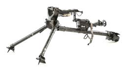 OUTSTANDING SWISS MG-11 MAXIM MACHINE GUN TRIPOD IN ORIGINAL CRATE WTH ADAPTERS FOR MAXIM AND VICKER