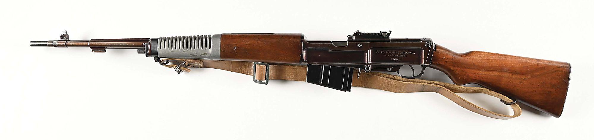 (C) RARE AND HIGHLY DESIRABLE CZECH CZ ZH-29 SEMI-AUTOMATIC RIFLE.