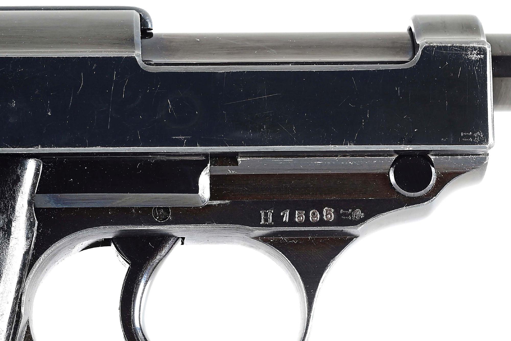 (C) RARE SWEDISH CONTRACT PRE-WAR WALTHER MODEL HP SEMI AUTOMATIC PISTOL.