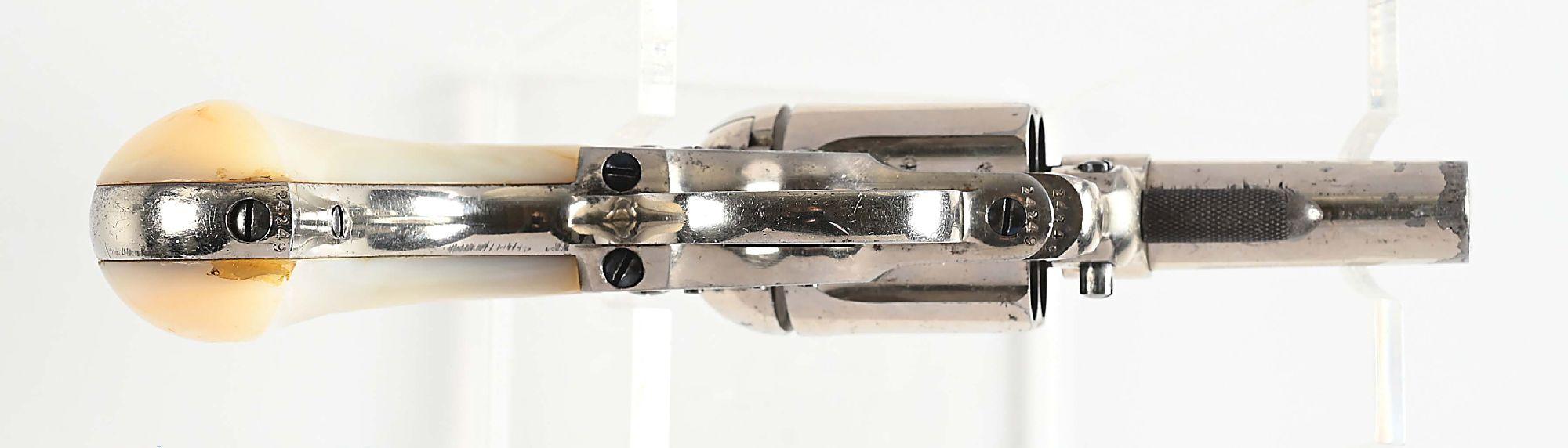 (A) COLT MODEL 1877 DOUBLE ACTION REVOLVER.