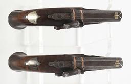 (A) RARE CASED PAIR OF HENRY DERINGER PHILADELPHIA PERCUSSION PISTOLS.