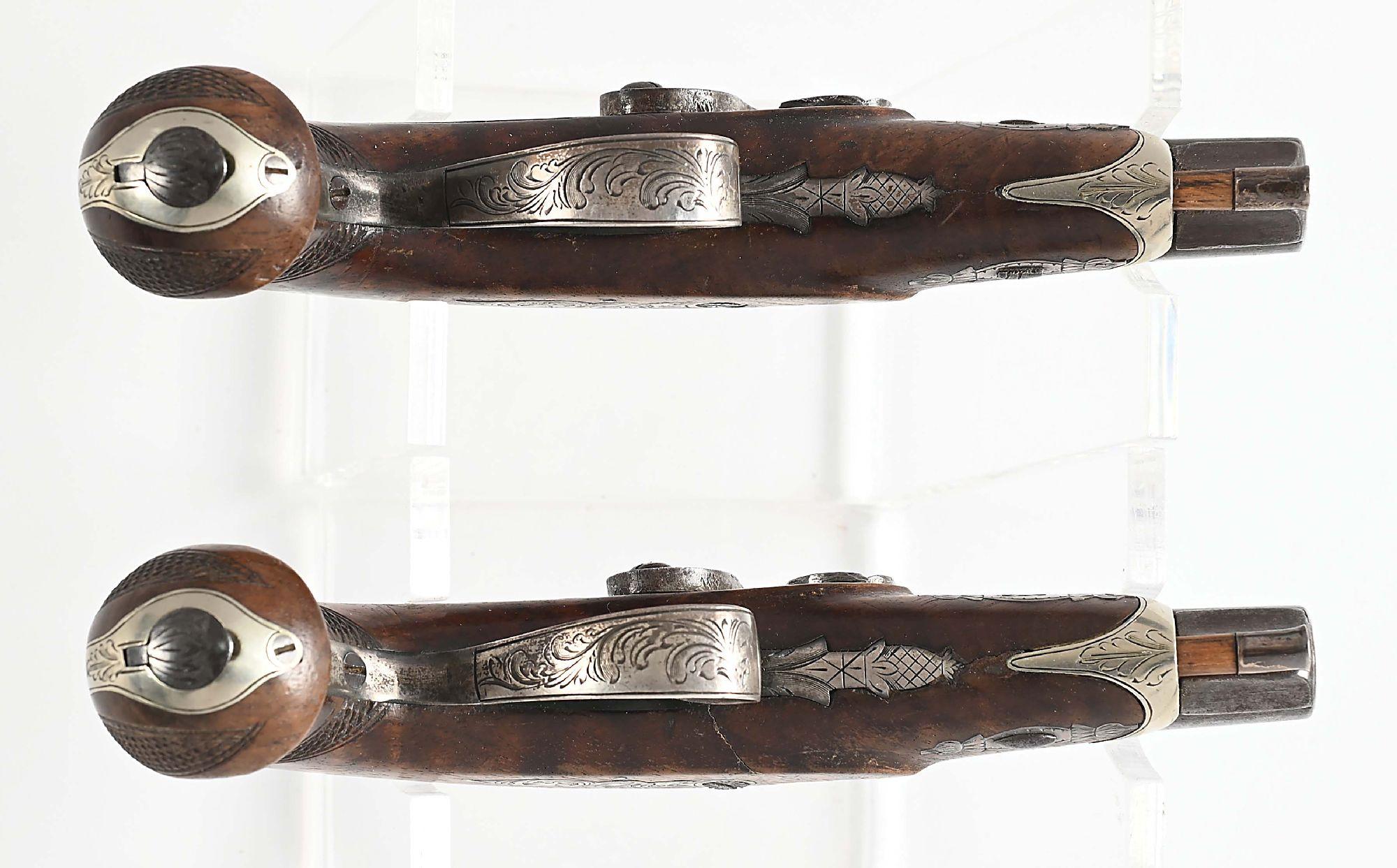 (A) RARE CASED PAIR OF HENRY DERINGER PHILADELPHIA PERCUSSION PISTOLS.