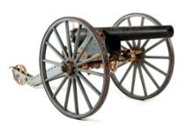 (A) VERY RARE ORIGINAL 3 INCH RIFLED U.S. NAVY CANNON FROM U.S.S. BROOKLYN IN 1880S.