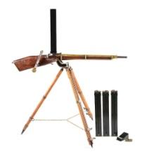 (A) EXTRAORDINARY BRITISH 19TH CENTURY CRANK FIRED RIFLE IN .50 MORSE WITH POSSIBLE CONFEDERATE CONN