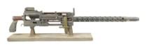 OVERSIZED BROWNING 1919 CLASSROOM TRAINER AND MACHINE GUN MODEL.