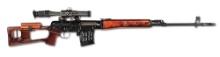 (M) OUTSTANDING CONDITION RUSSIAN IZHEVSK MANUFACTURED DRAGUNOV 7.62X54R SEMI-AUTOMATIC RIFLE WITH S