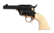 (M) CUSTOM EDITION 1 OF 35 ENGRAVED COLT THIRD GENERATION SHERIFFS MODEL SINGLE ACTION REVOLVER.