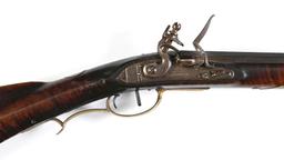 (A) FLINTLOCK KENTUCKY RIFLE.
