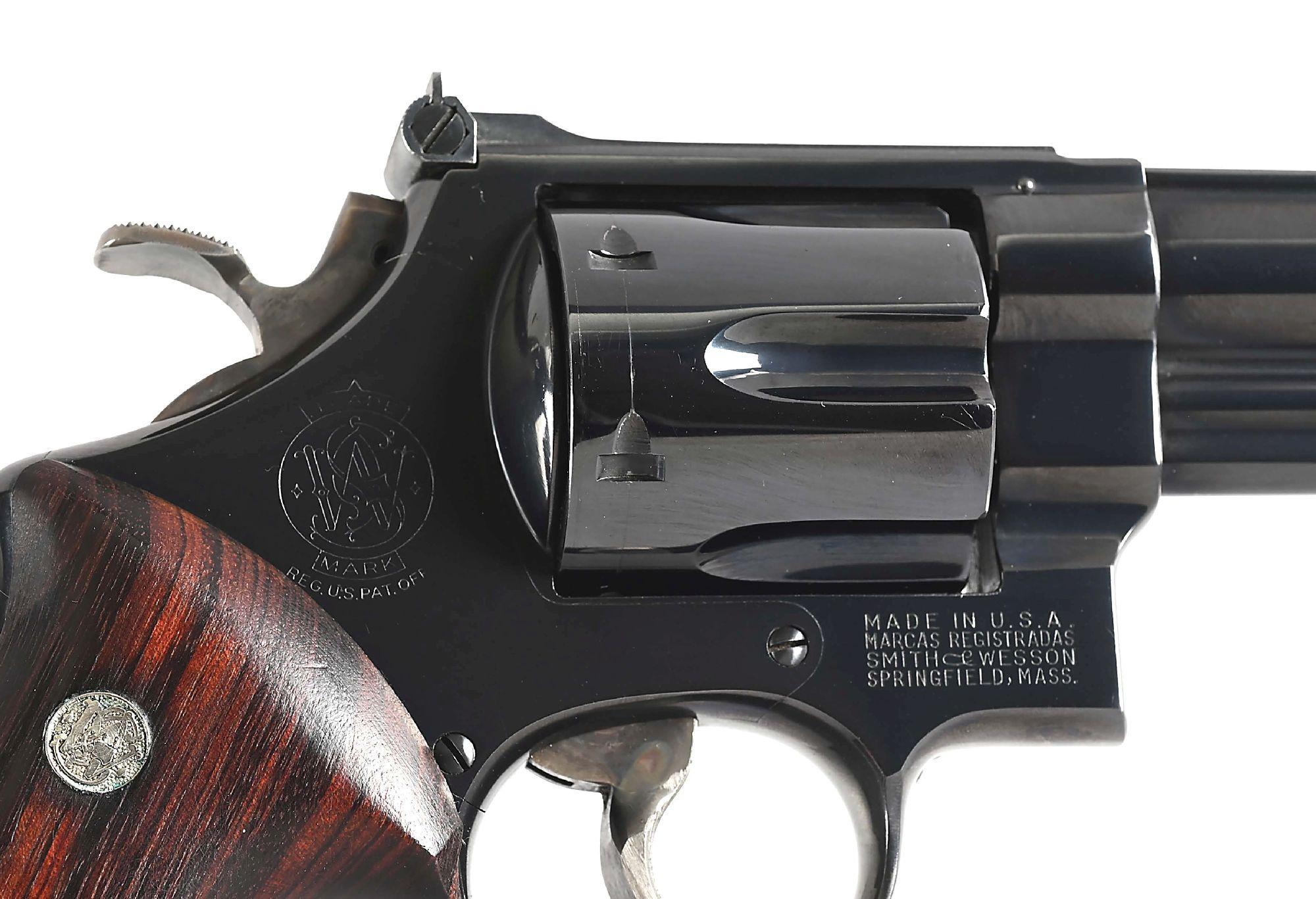 (C) SMITH & WESSON PRE-MODEL 29 .44 MAGNUM DOUBLE ACTION REVOLVER.