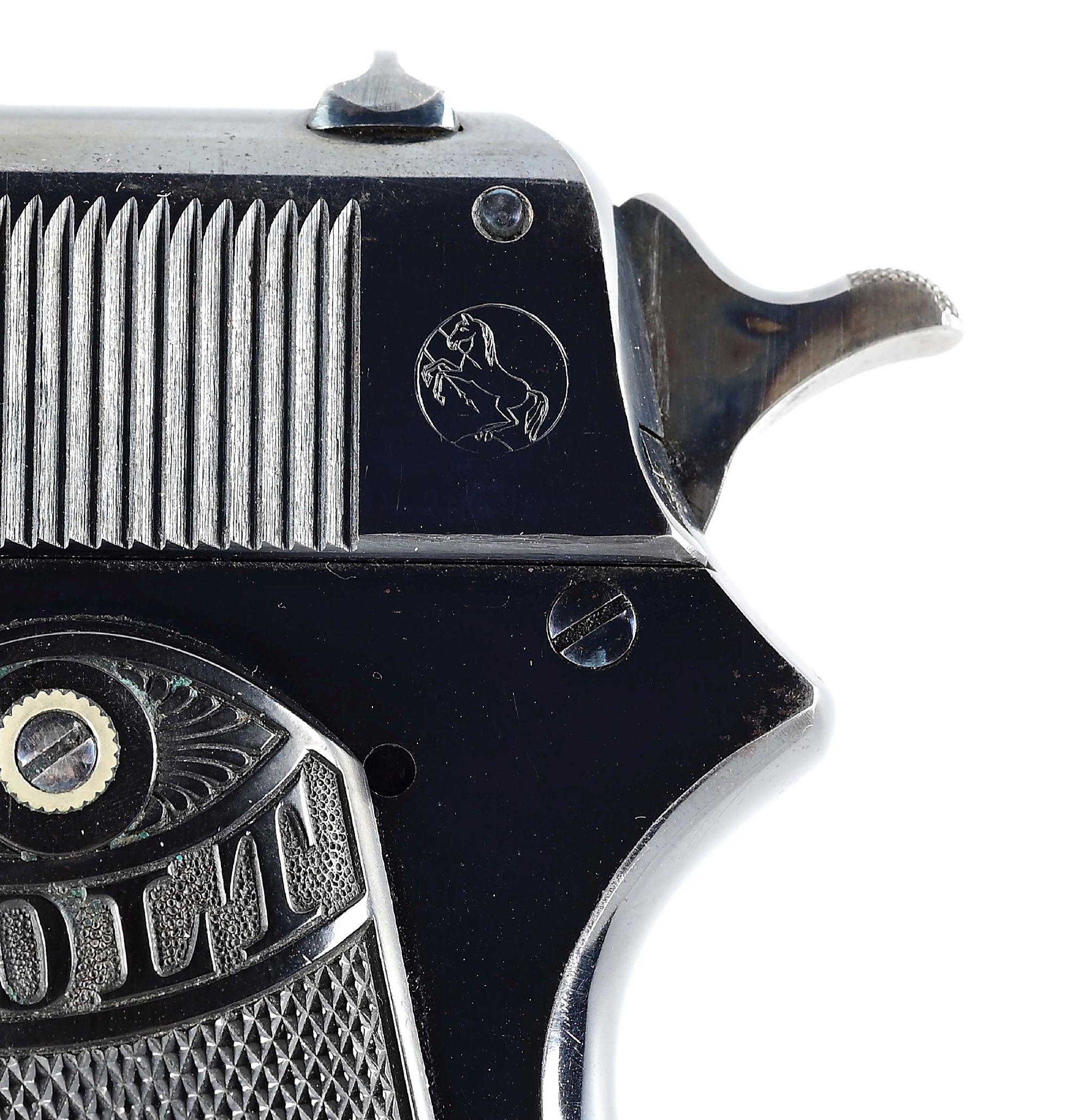 (C) COLT 1903 POCKET HAMMER SEMI AUTOMATIC PISTOL (1914).