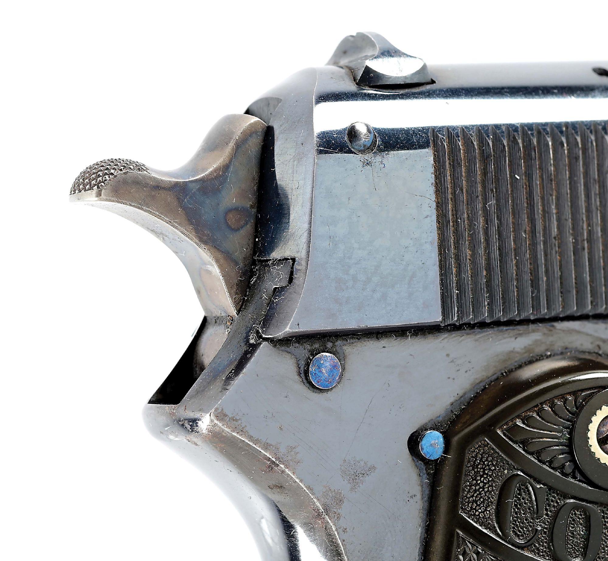 (C) COLT 1903 POCKET HAMMER SEMI AUTOMATIC PISTOL (1914).
