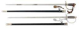 LOT OF 2: THIRD REICH SS AND SS POLIZEI SWORDS.