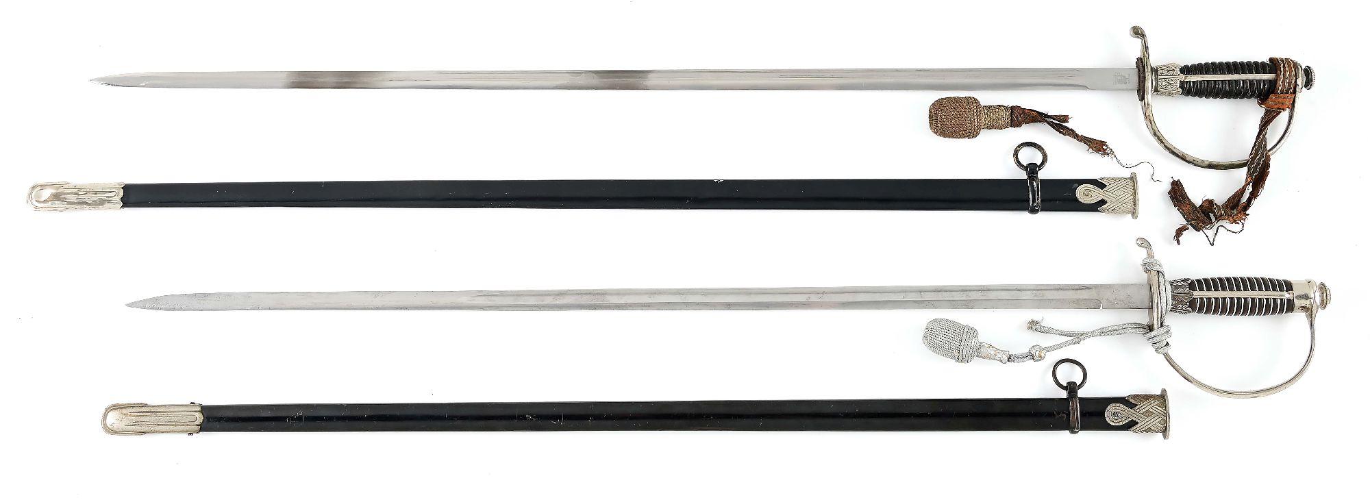 LOT OF 2: THIRD REICH SS AND SS POLIZEI SWORDS.
