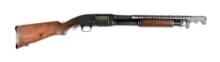 (C) STEVENS MODEL 620 SLIDE ACTION TRENCH SHOTGUN WITH ATTRIBUTION AS A VIET NAM BRINGBACK.